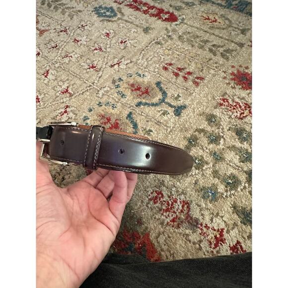 Brooks Brothers Brown Leather Buckle Closure Belt Size 40 - Picture 2 of 5